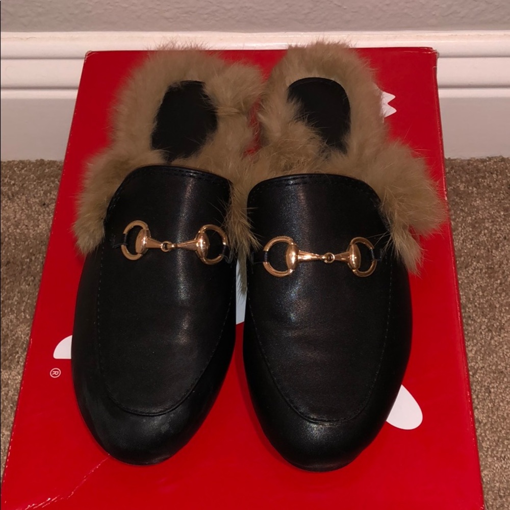 Fur Loafers